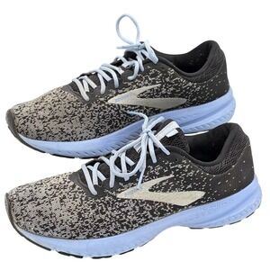 Brooks Launch 6 Womens Running Shoes Black White Blue 1202851B032 Size 9.5 B